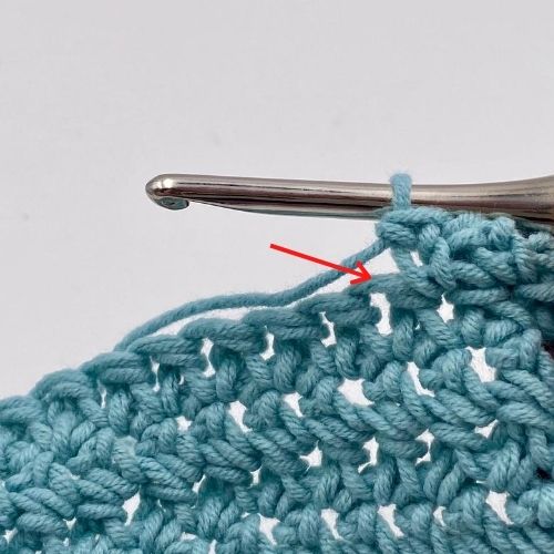 Learn the Extended Single Crochet Stitch Photo Tutorial. 