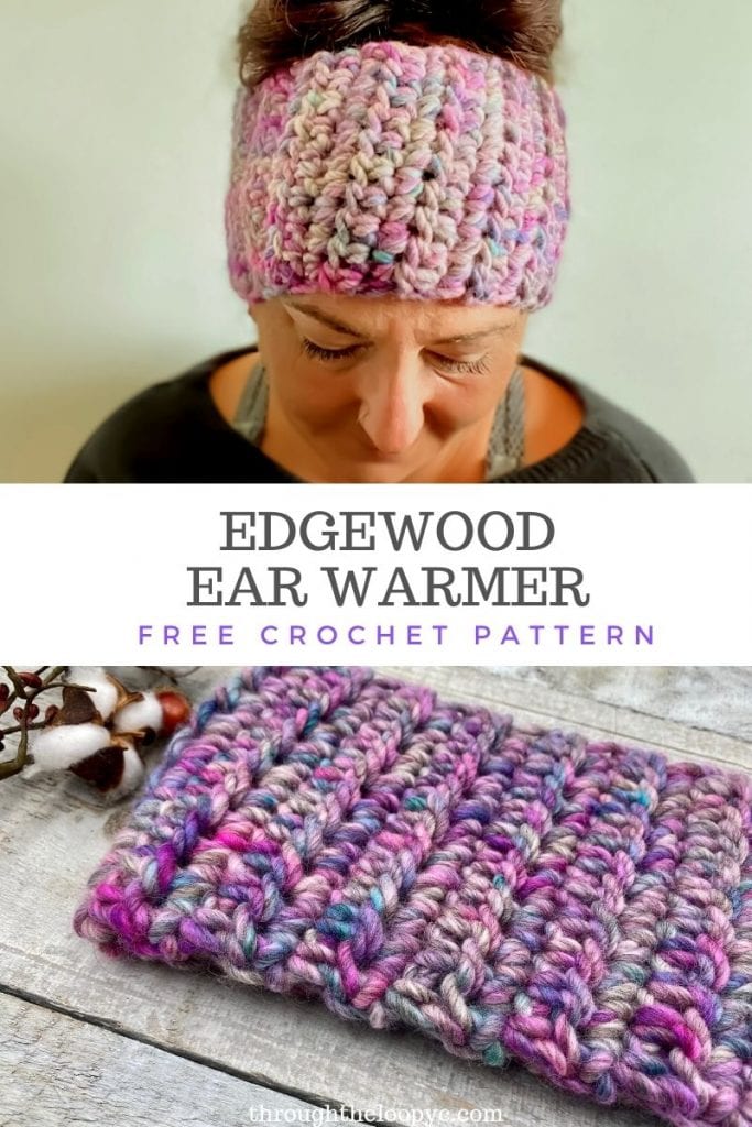 Edgewood Ear Warmer Free Crochet Pattern 