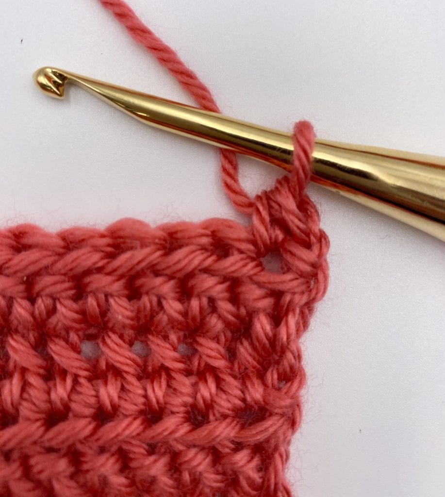 Learn The Linked Half Double Crochet Stitch Photo Tutorial 