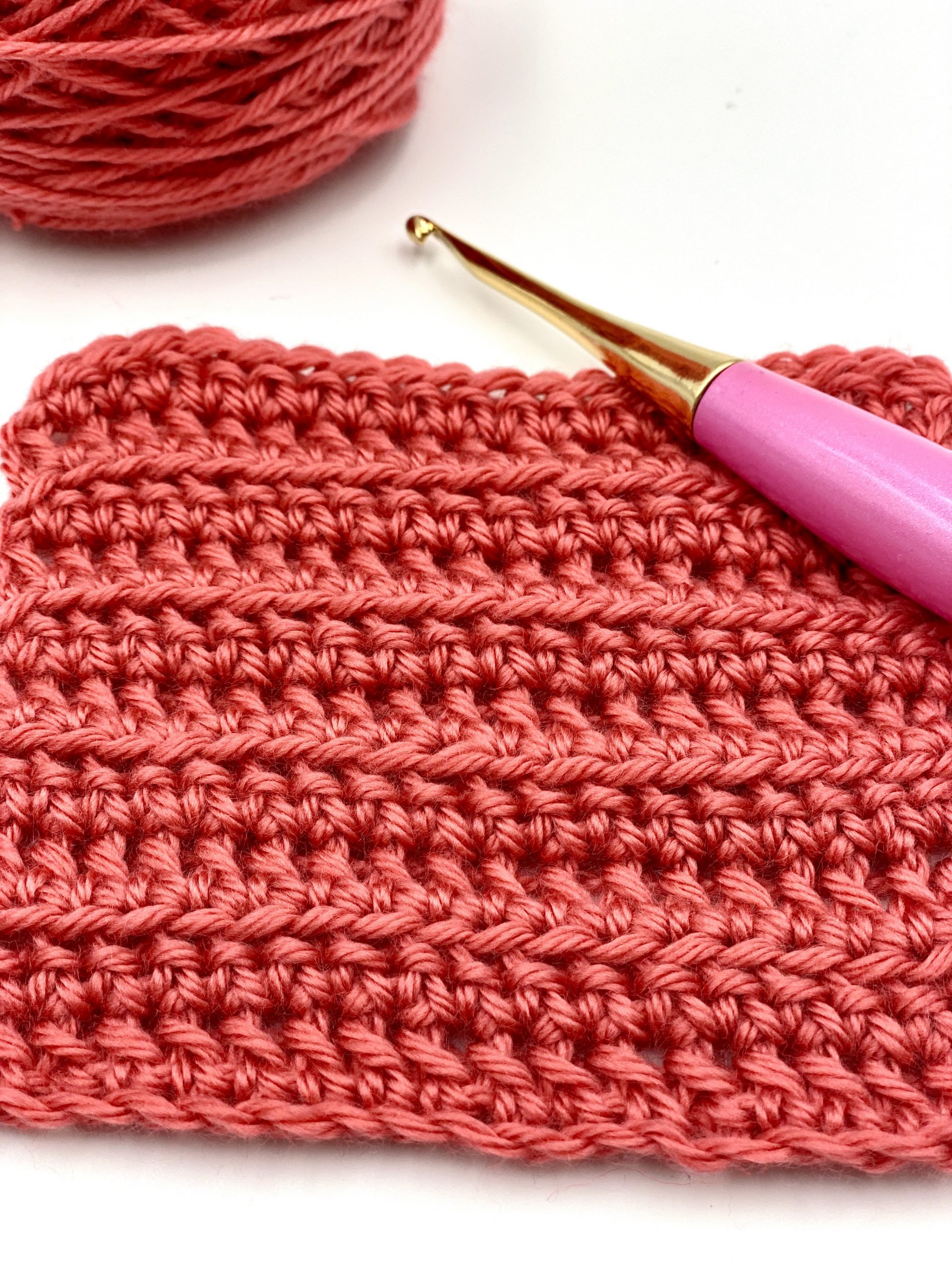 Linked Half Double Crochet - Through The Loop Yarn Craft