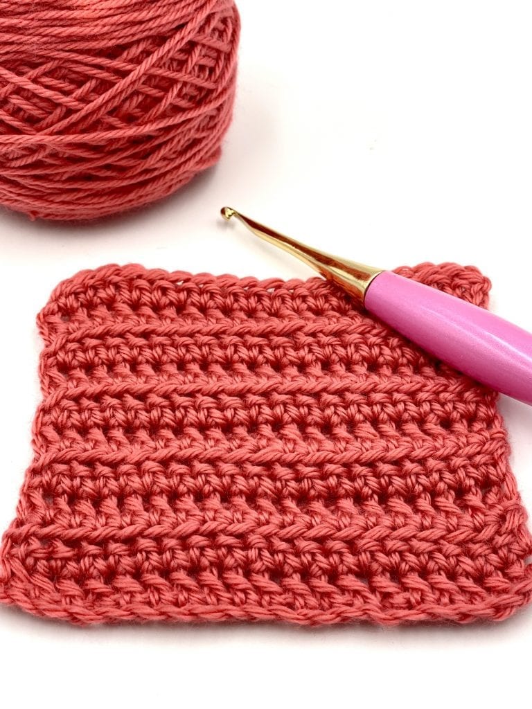 Learn The Linked Half Double Crochet Stitch Photo Tutorial 