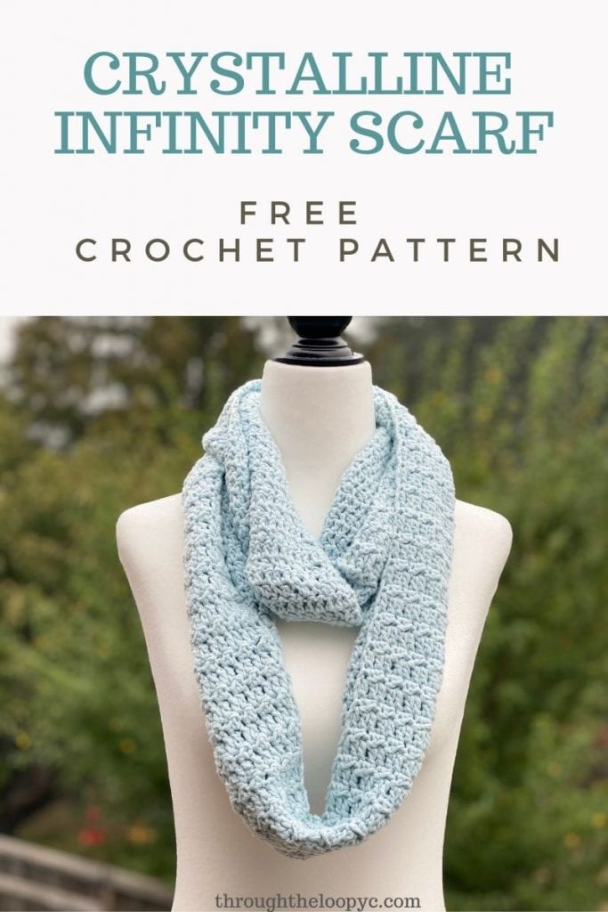 Crystalline Infinity Scarf Free Crochet Pattern