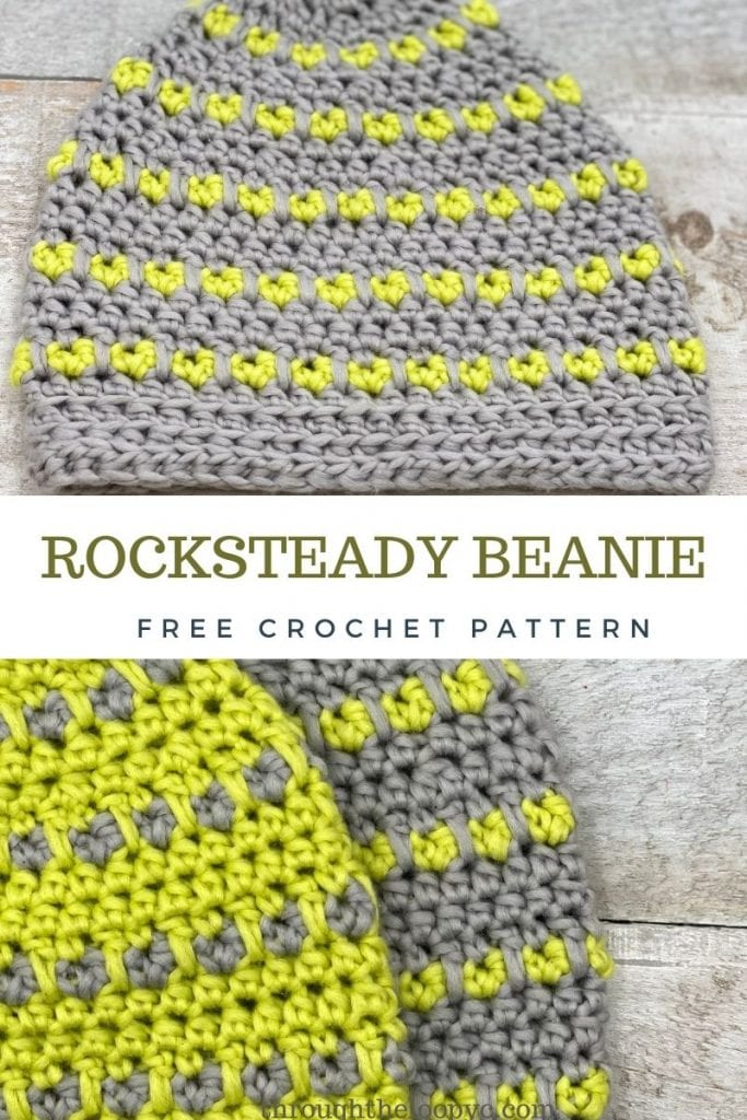 Rocksteady Beanie Free Crochet Pattern