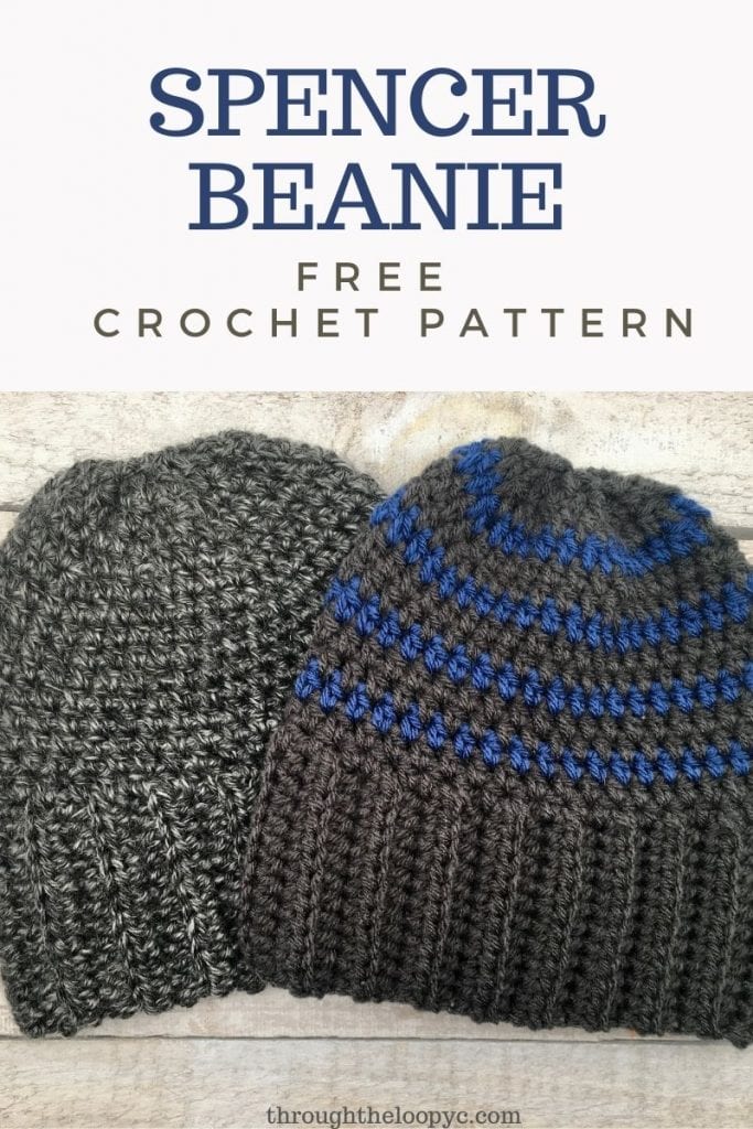 The Spencer Beanie Free Crochet Boys Hat Pattern 