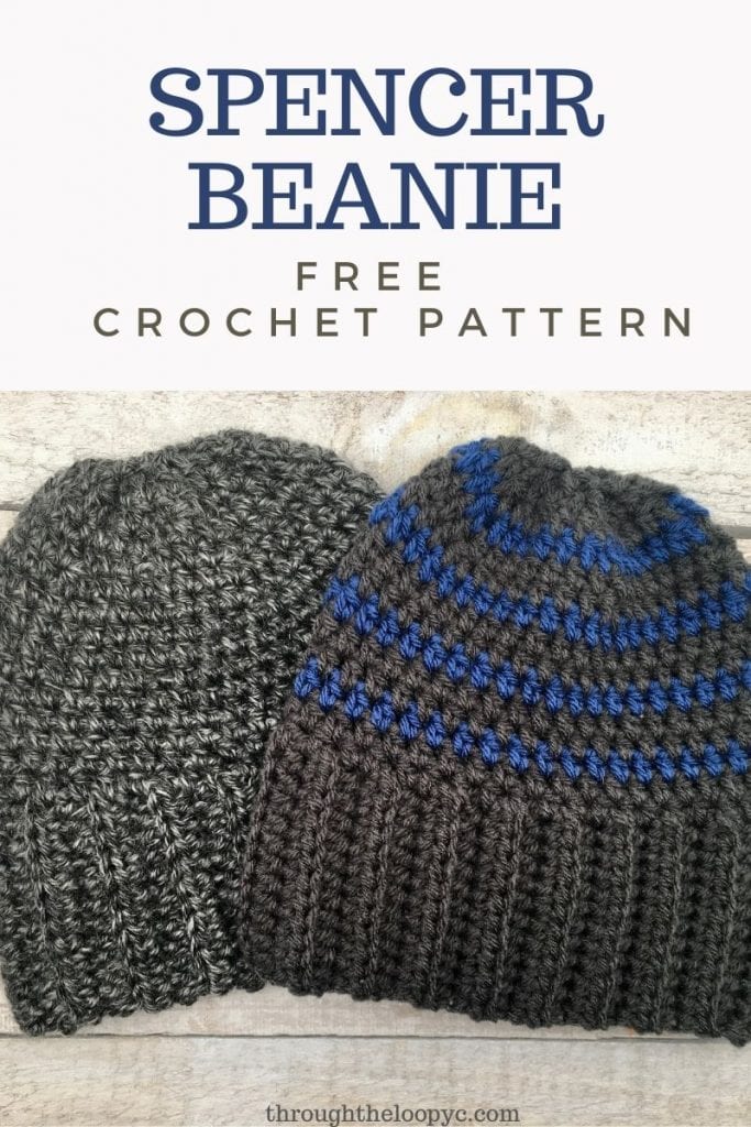 The Spencer Beanie Free Crochet Boys Hat Pattern 