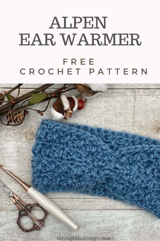 Alpen Ear Warmer Free Crochet Pattern 