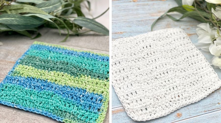 Just a Pinch Dishcloth Free Crochet Pattern and Video Tutorial