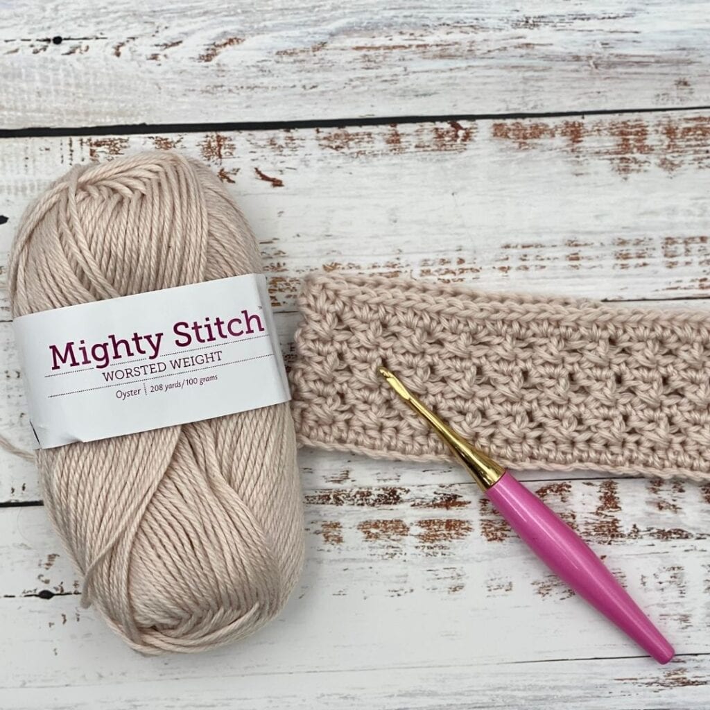 Thora Headband Free Crochet Pattern and Video Tutorial using Knit Picks Mighty Stitch yarn