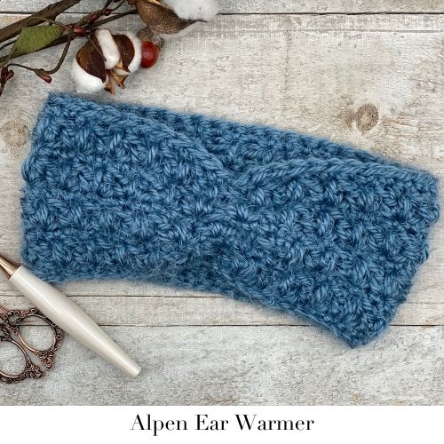 Alpen Ear Warmer Crochet Pattern 