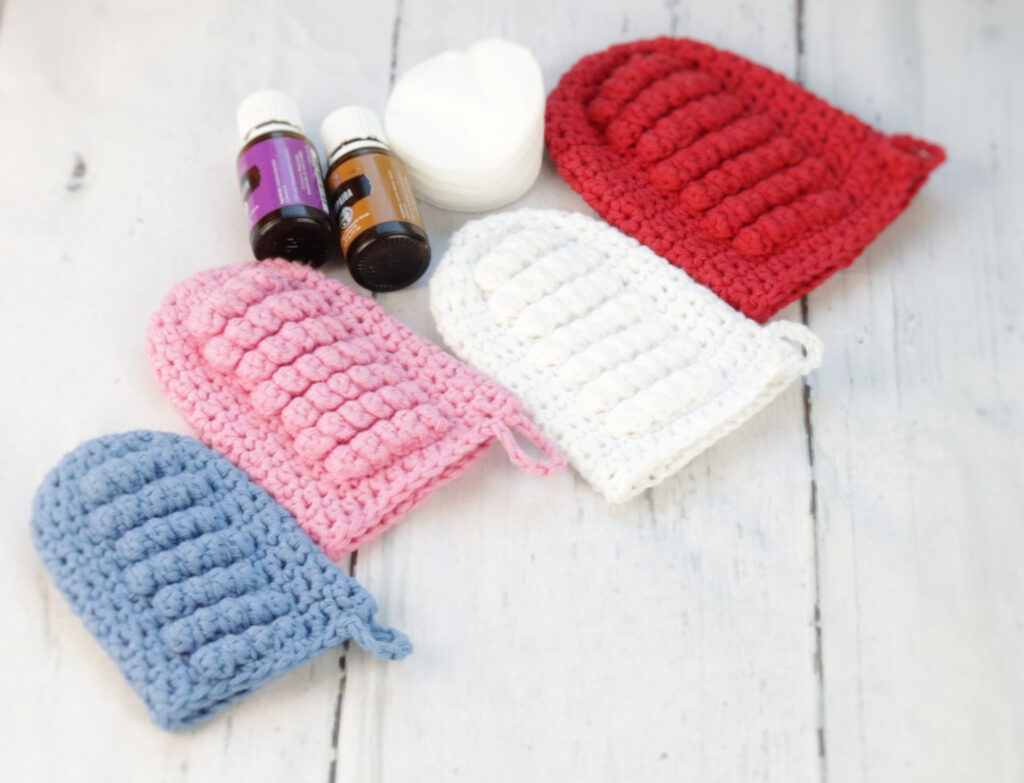 Face Scrubby Crochet Patterns - Through The Loop Yarn Craft