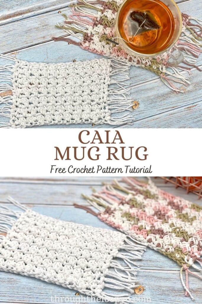 Caia Mug Rug Free Crochet pattern 