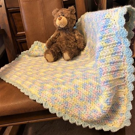 Brierley Preemie Blanket Free Crochet Pattern 
