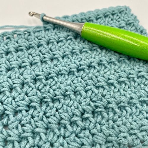 Learn the Extended Single Crochet Stitch Photo Tutorial.