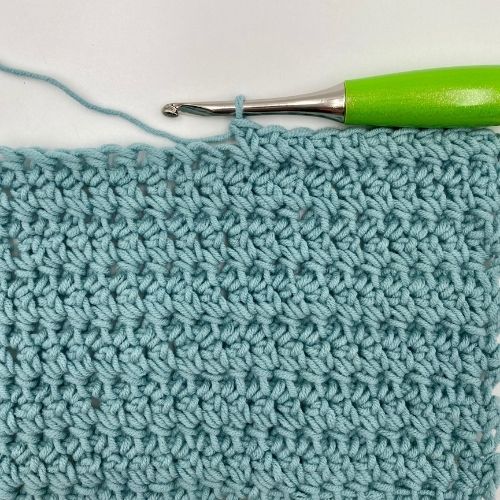 Learn the Extended Single Crochet Stitch Photo Tutorial.