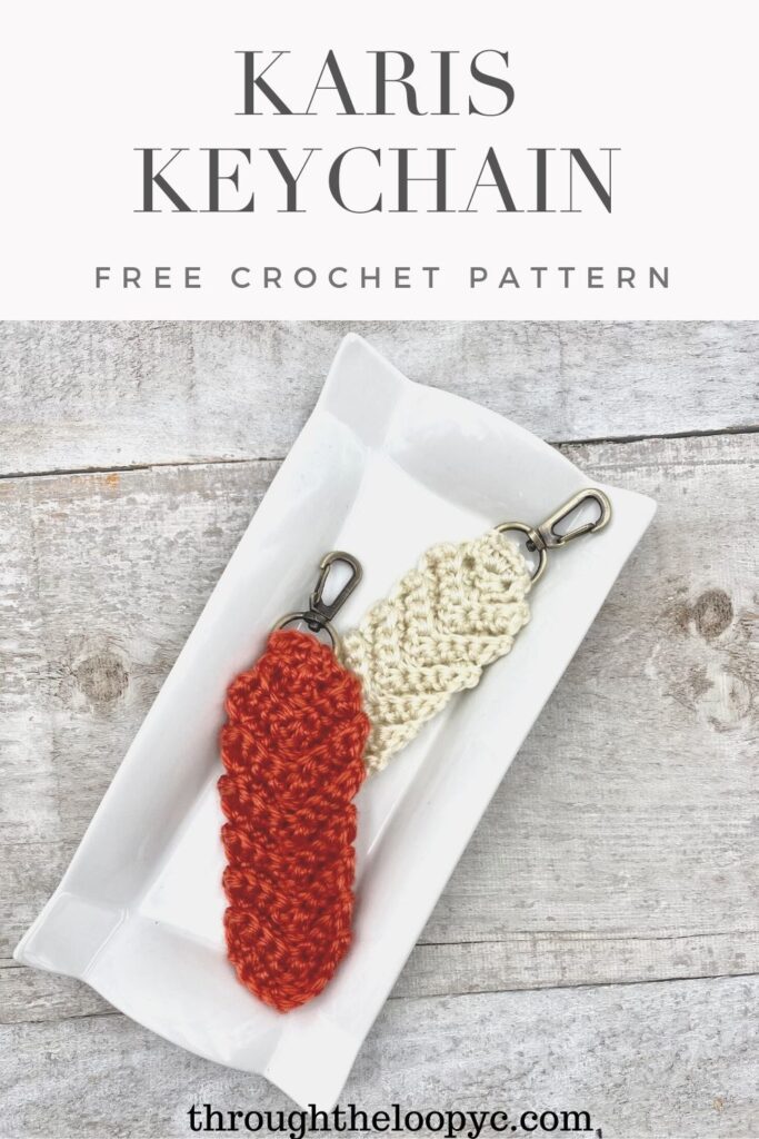 Karis Keychain Free Crochet Pattern and Video Tutorial