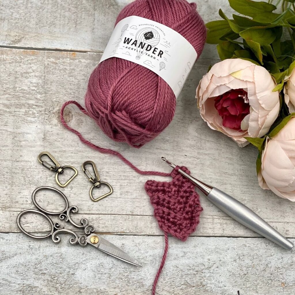 Karis Keychain Free Crochet Pattern and Video Tutorial