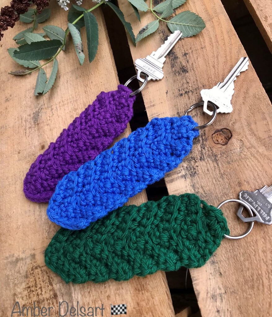 Karis Keychain Free Crochet Pattern and Video Tutorial