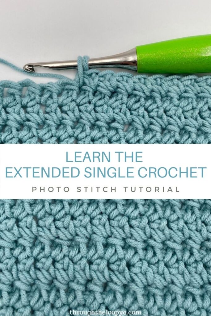Learn the Extended Single Crochet Stitch