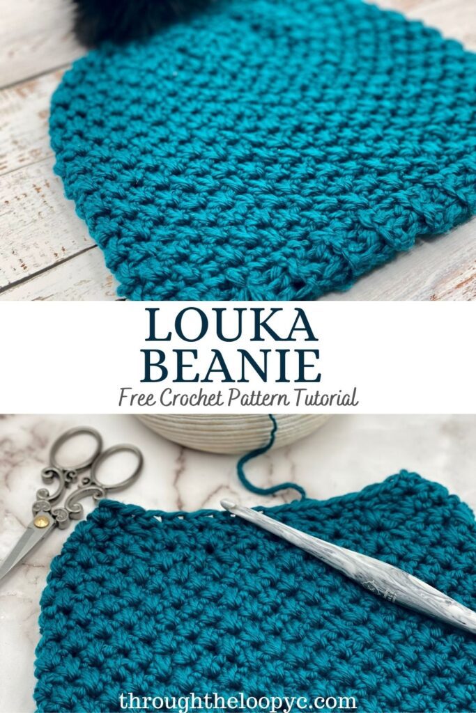 Louka Beanie Free Crochet Pattern -  Crochet Chemo Hat