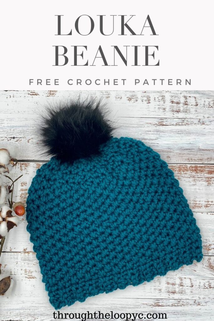 Louka Beanie Free Crochet Pattern -  Crochet Chemo Hat