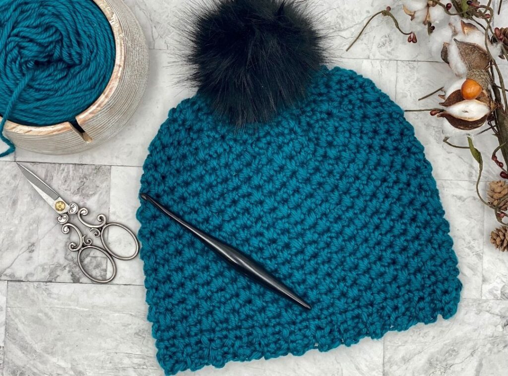 Louka Beanie Free Crochet Pattern -  Crochet Chemo Hat