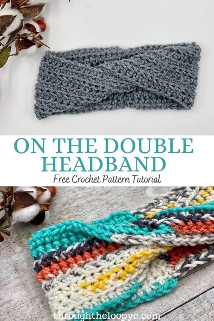 On The Double Headband Free Crochet Pattern 