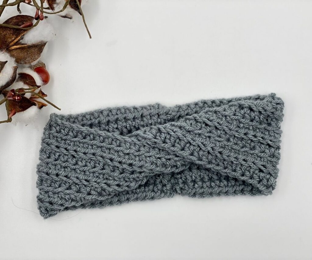 On The Double Headband Free Crochet Pattern 