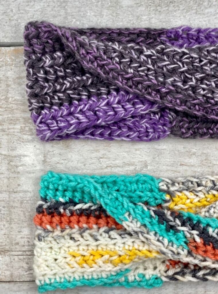 On The Double Headband Free Crochet Pattern 