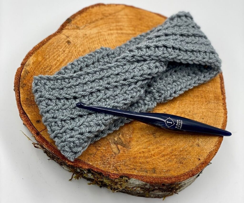 On The Double Headband Free Crochet Pattern 