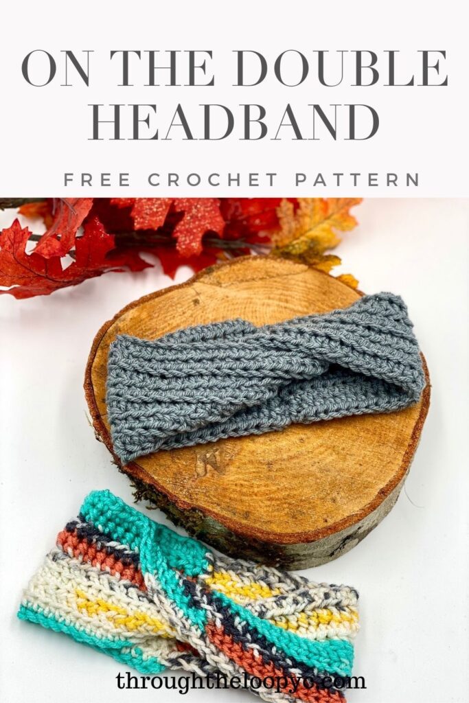 On The Double Headband Free Crochet Pattern 