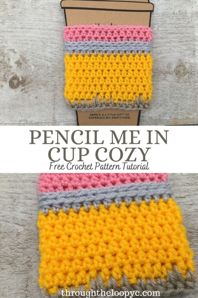 Pencil Me In Cup Cozy Free Pencil Cup Cozy Crochet Pattern 