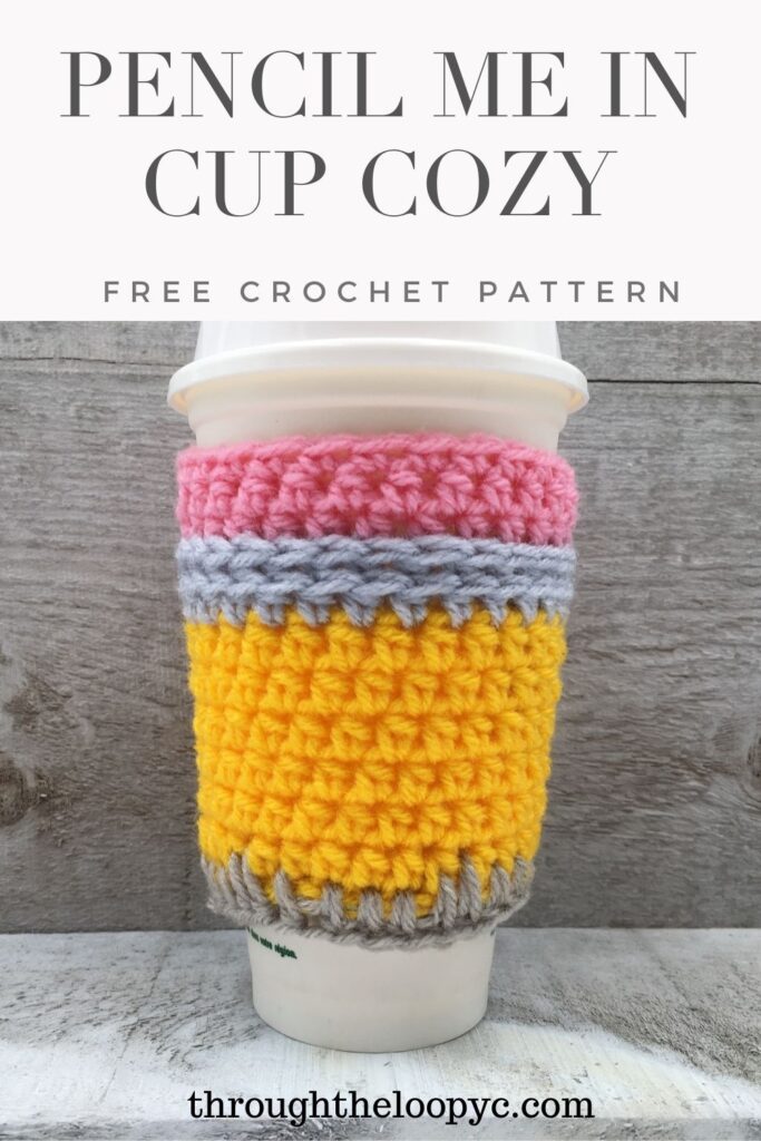 Pencil Me In Cup Cozy Free Pencil Cup Cozy Crochet Pattern 