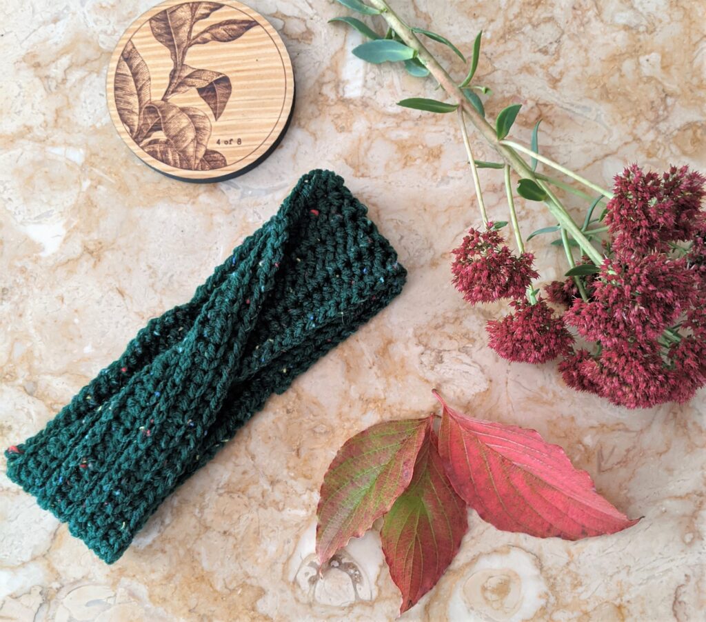 On The Double Headband Free Crochet Pattern 