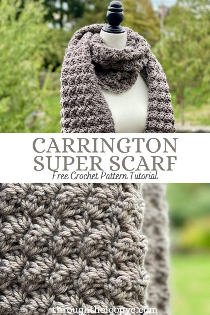 Carrington Super Scarf Free Crochet Pattern