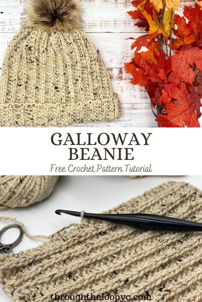 Galloway Beanie Free Crochet Pattern 