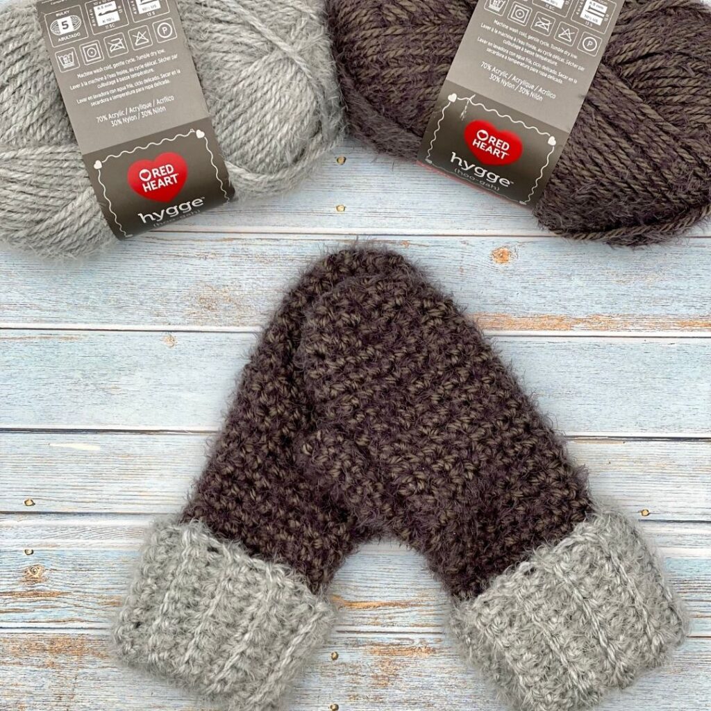 Madsen Mittens free crochet pattern and video tutorial