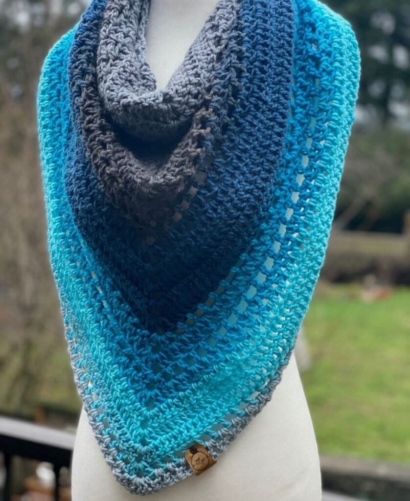 Analeigh Shawl Free Crochet Pattern and Video Tutorial