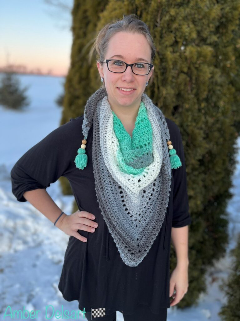 Analeigh Shawl tester photo