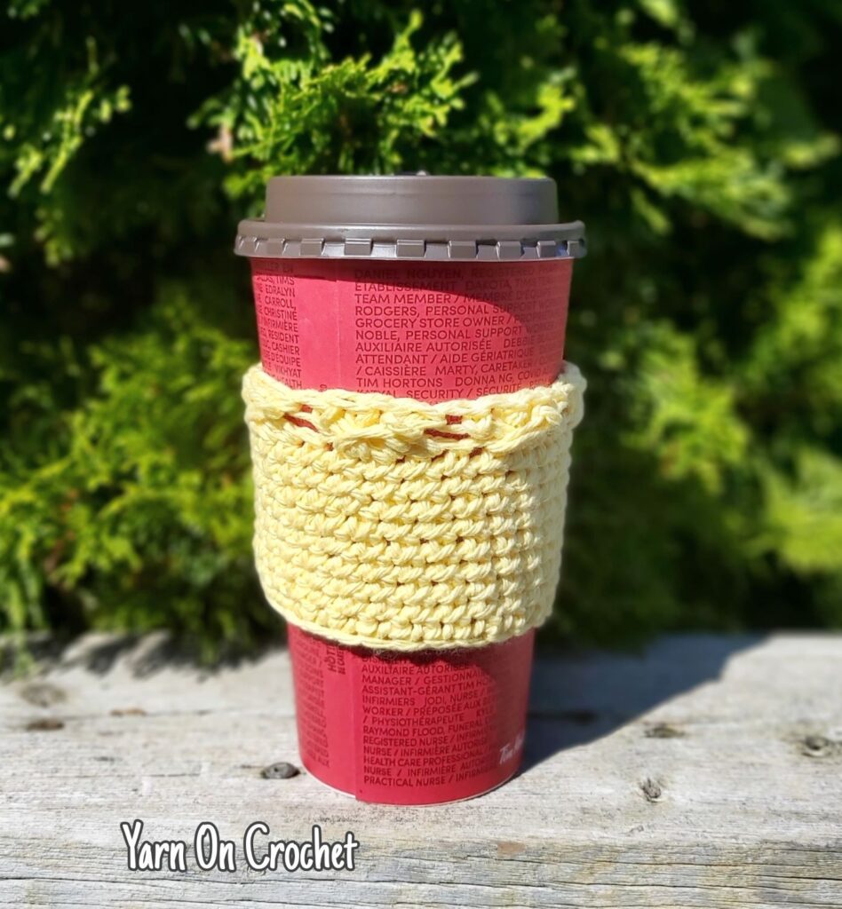 Espresso-ly Quick Cup Cozy Crochet Pattern 