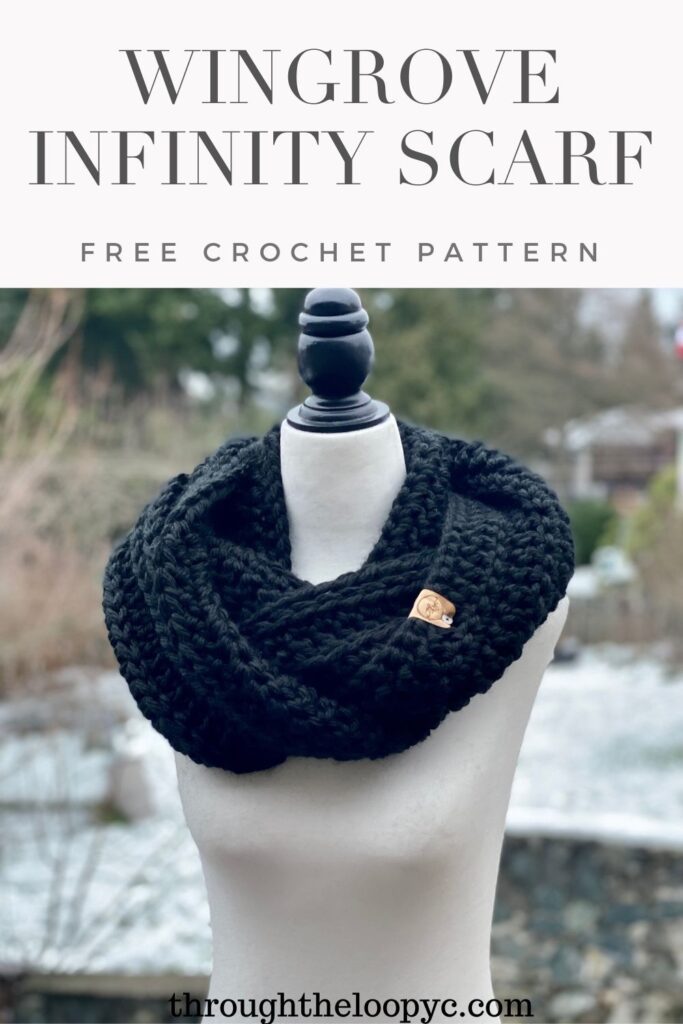 Infinity scarf crochet pattern deals