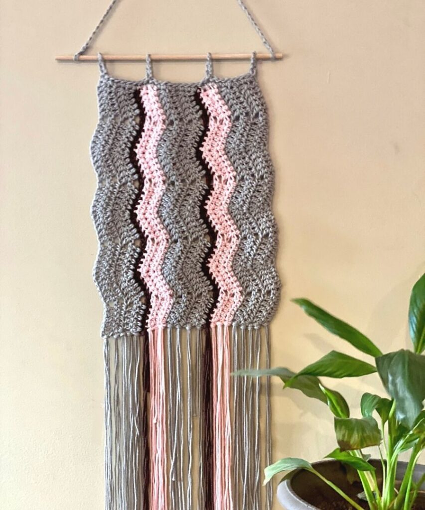 Wavecrest Wall Hanging Free Crochet Pattern Tutorial