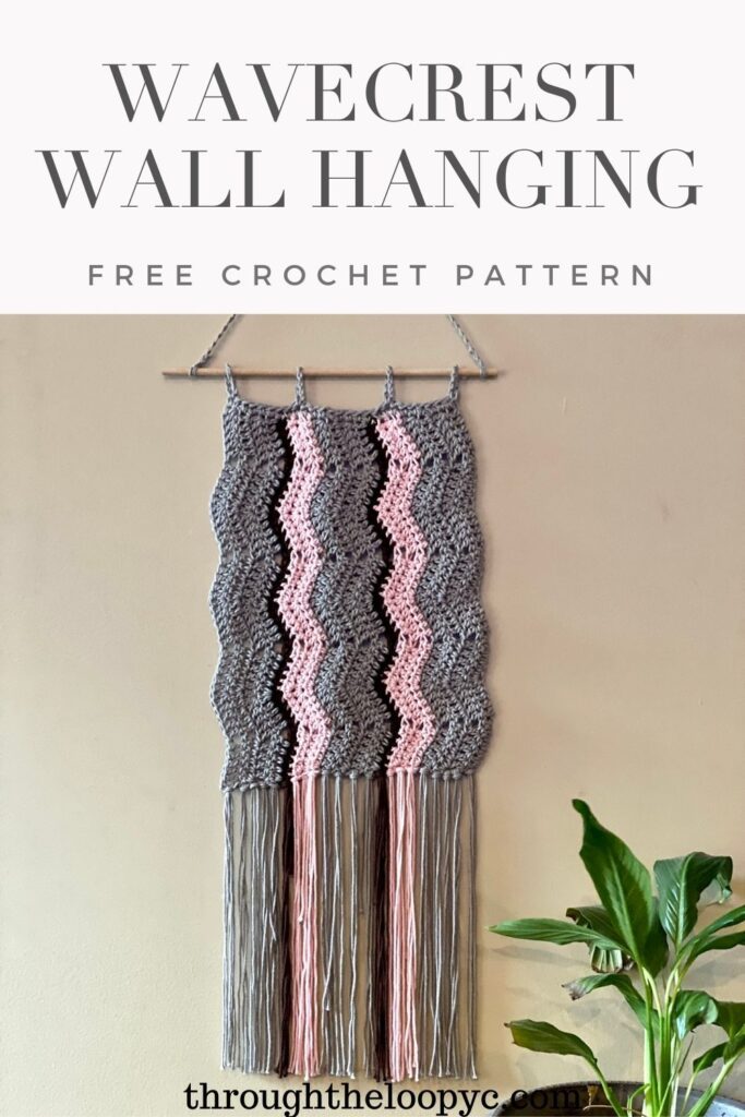 Wavecrest Wall Hanging Free Crochet Pattern Tutorial