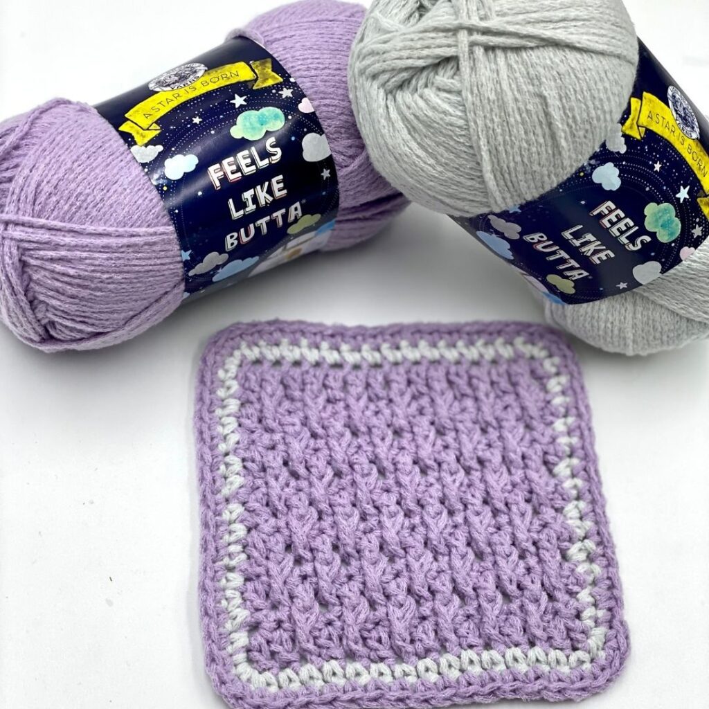 Preemie Bonding square using Feels like Butta yarn