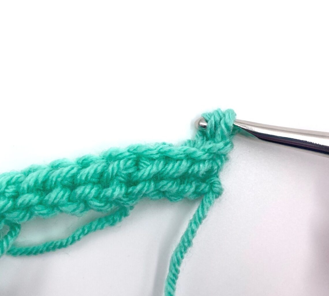 Half Double Crochet Slip Stitch Through The Loop Yarn Craft
