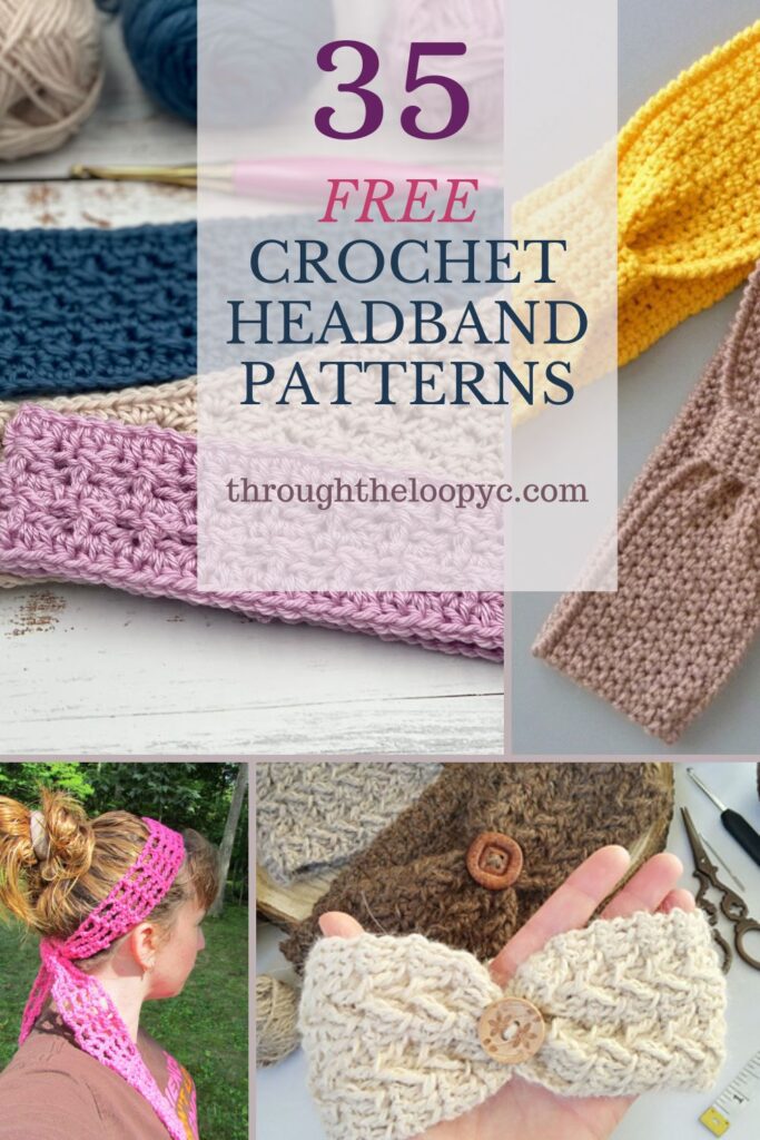 35 Free crochet headband and ear warmer patterns 
