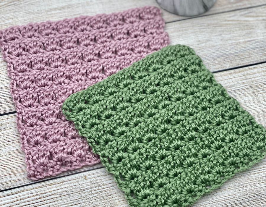 Easy Primrose & Proper Dishcloth {Free Crochet Pattern}