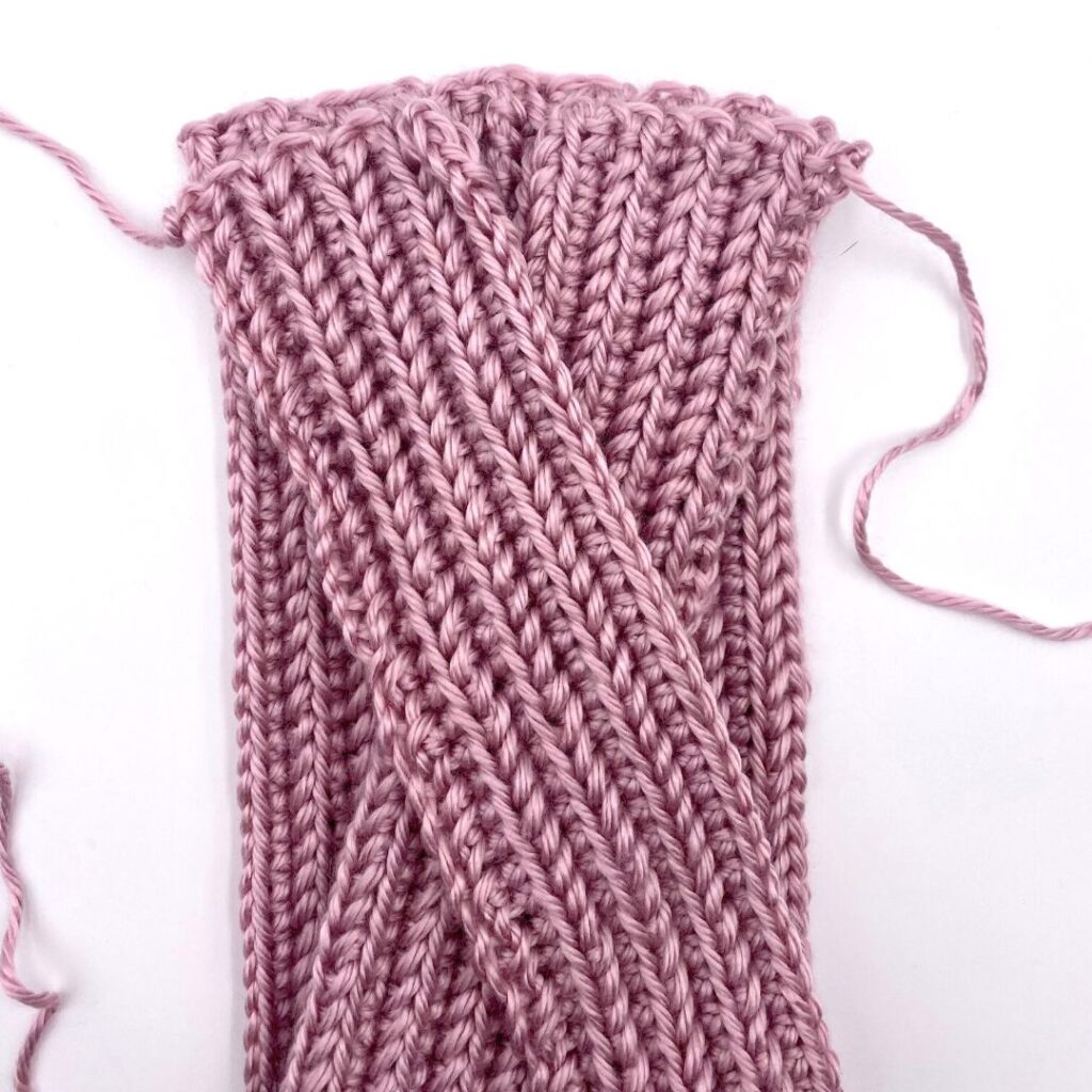 Embry Ear Warmer how to seam closed