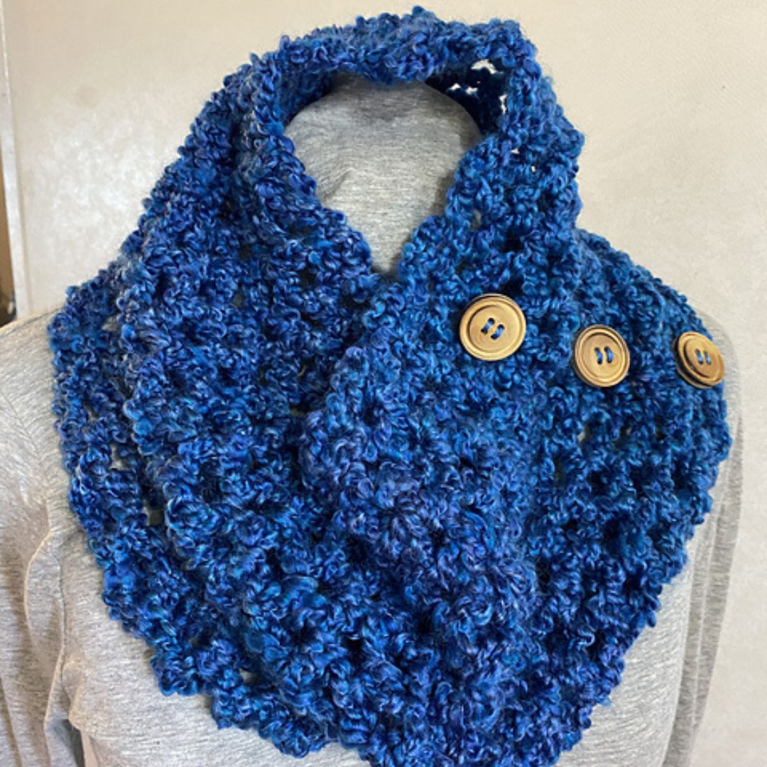 Make It Quick Crochet Cowl Free Pattern Through The Loop Yarn Craft