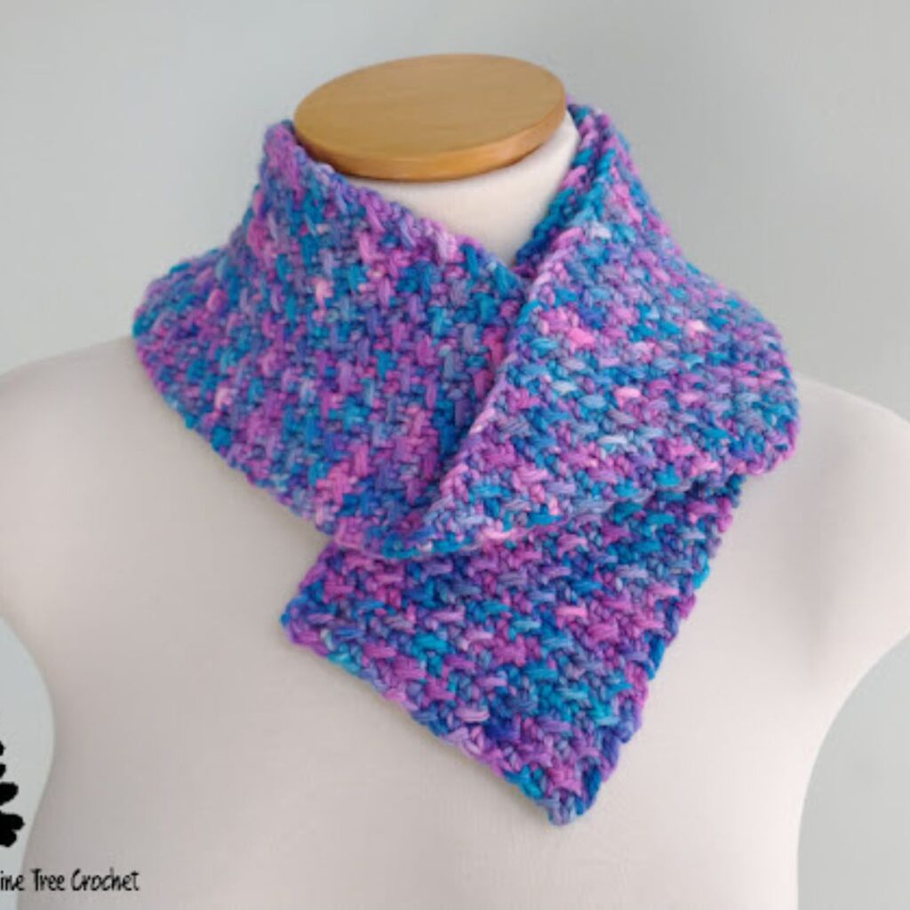 Ridgeline Skinny Scarf Free pattern 