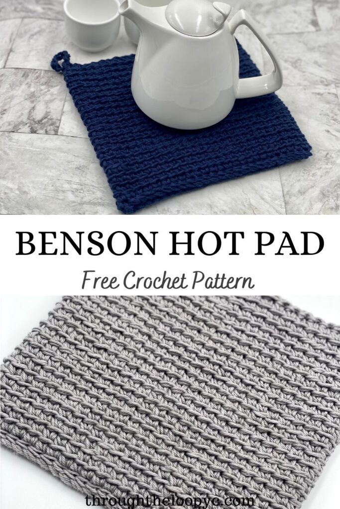 Free crochet hot pad pattern